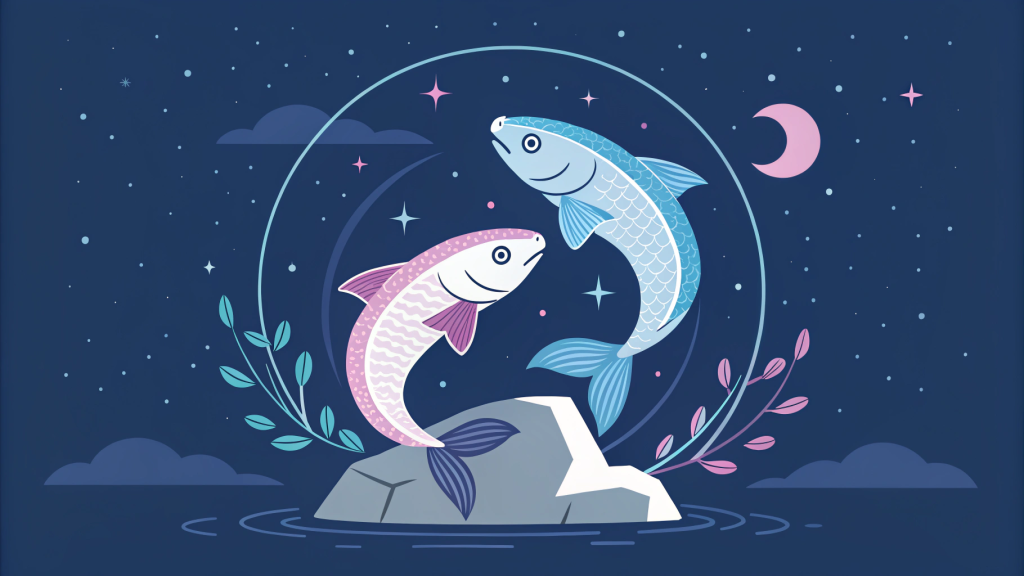 Текущее изображение: Fiskarnas horoskop för 2026