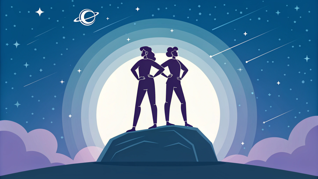 Текущее изображение: Tvillingarnas horoskop för 2026